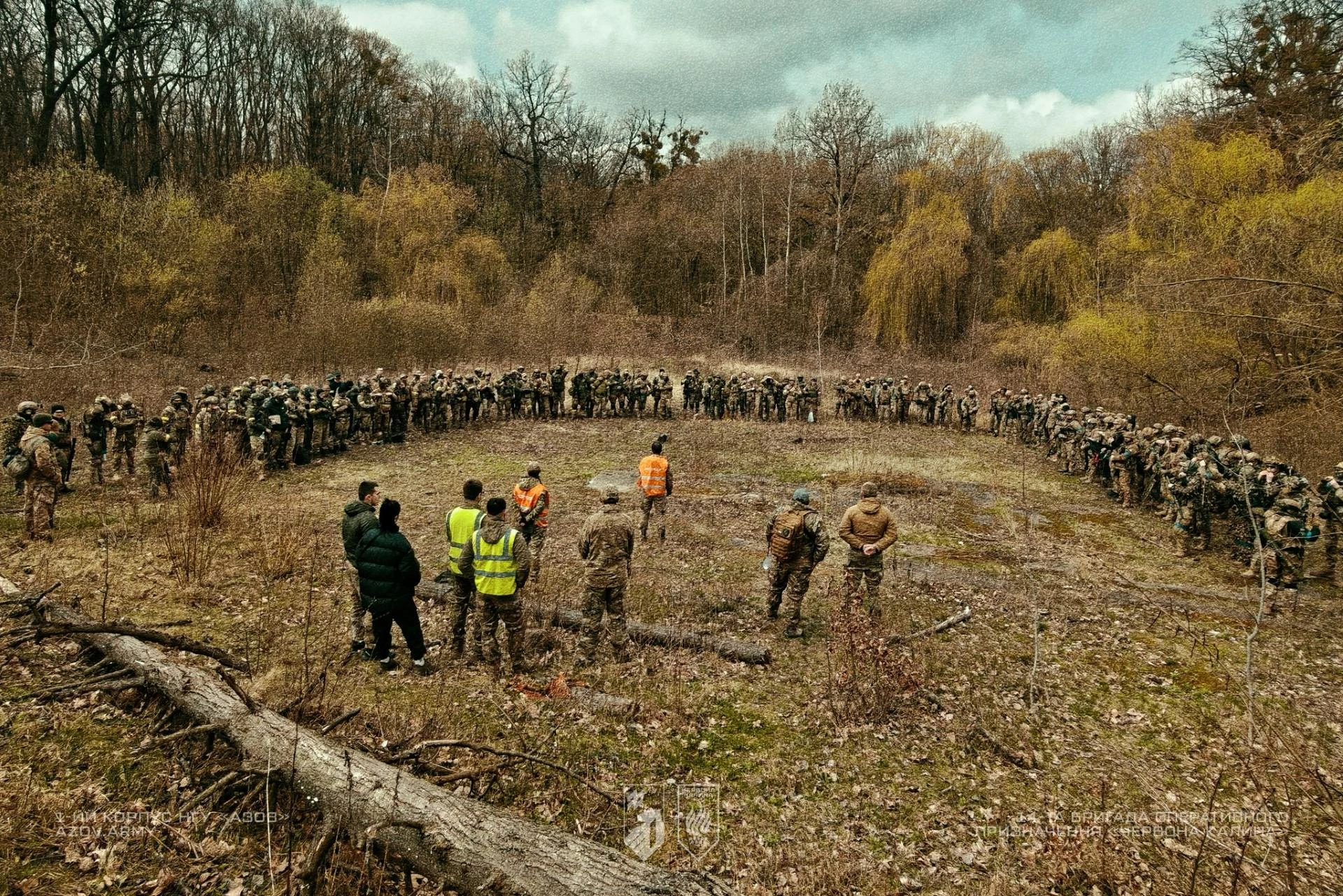 Зображення новини: У Вінниці бійці «Червоної Калини» та «Азову» провели масштабний військово-тактичний захід