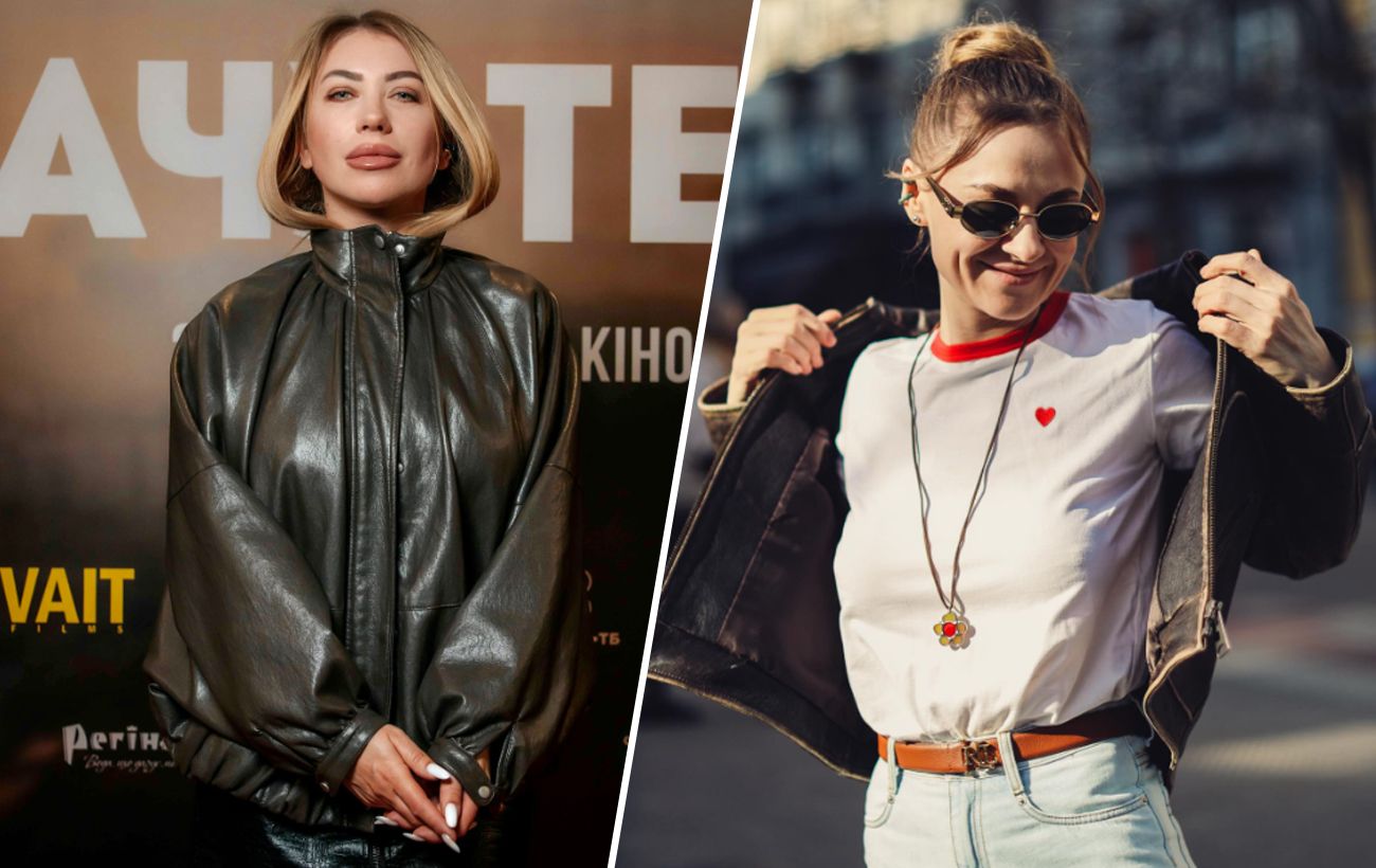 Зображення новини: "Шкірянки", які ніколи не вийдуть з моди: як їх носять Юла та Ольга Мартиновська