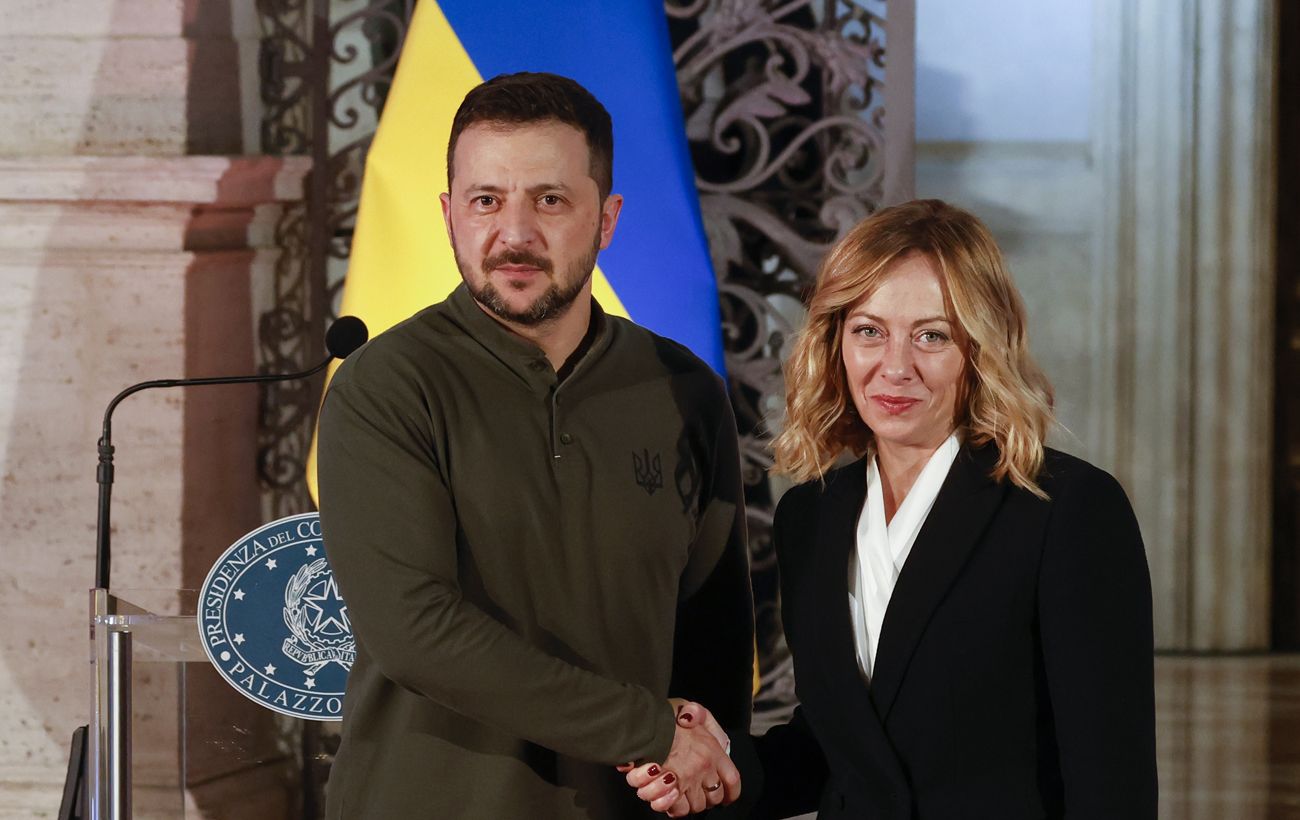 Зображення новини: Зеленський прибув до Риму і зустрівся з Мелоні, - джерело