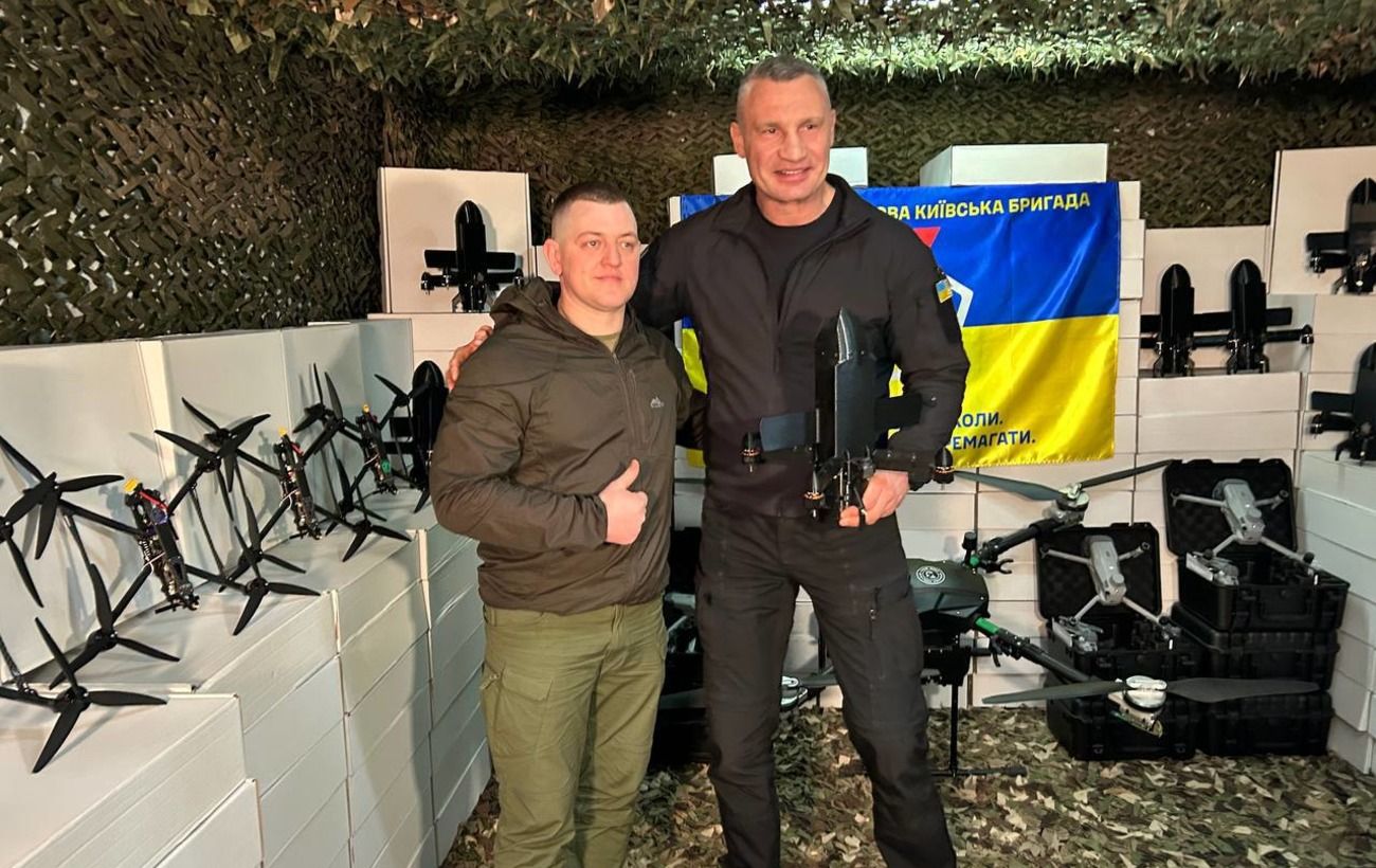 Зображення новини: Кличко передав 5-й штурмовій Київській бригаді партію дронів: що відомо