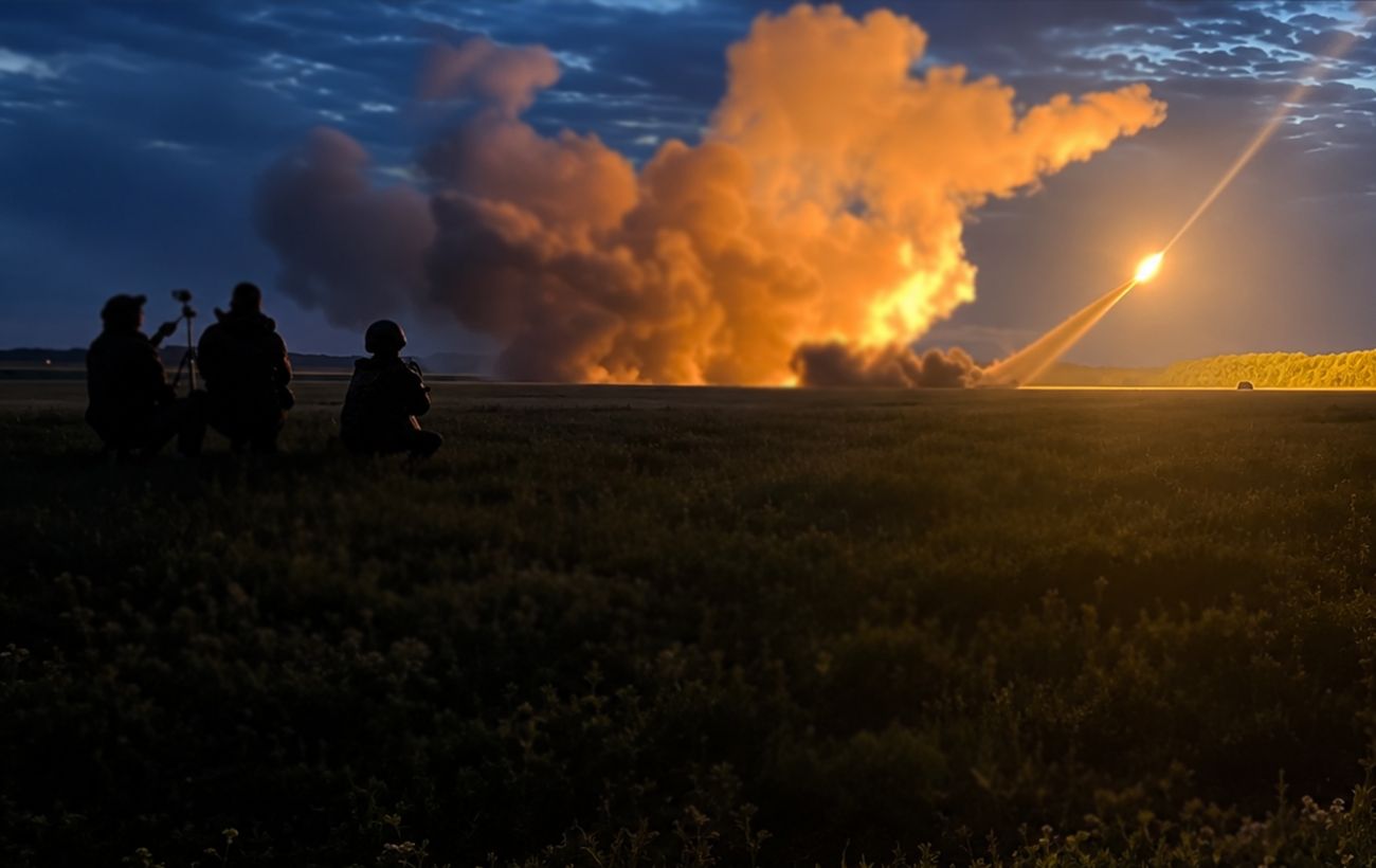 Зображення новини: Fire Point показала запуск ракети "Фламінго", яка атакувала завод у РФ (яскраве відео)