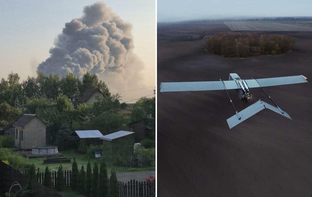 Зображення новини: Українські дрони FP-1 ударили по складу великого логістичного вузла в РФ, - Fire Point